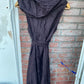 Silk kaftan long dress with big hoodie