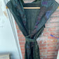 Silk kaftan long dress with big hoodie