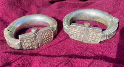 Antique Bracelets – Silver Metal Mix from Gujarat, India