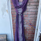 Silk kaftan long dress with big hoodie