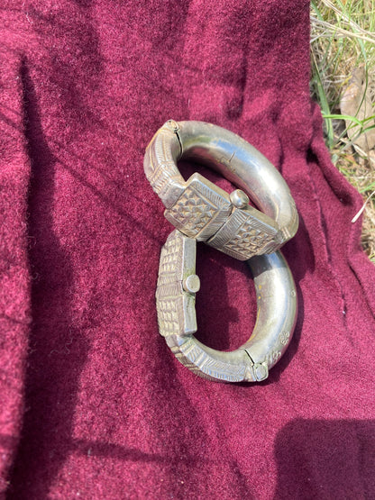 Antique Bracelets – Silver Metal Mix from Gujarat, India