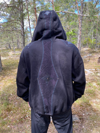 Black Layered Hoodie