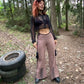 Cotton chichi pant with pockets and adjustable length