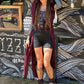 Silk kaftan long dress with big hoodie