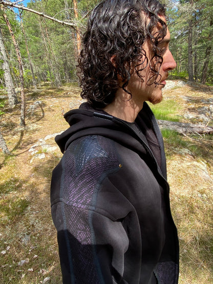 Black Layered Hoodie