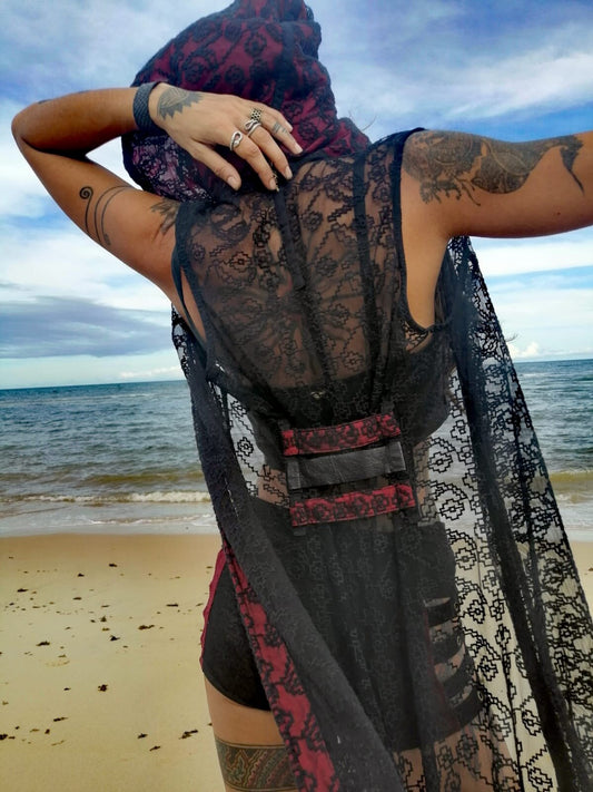 Chakana lace kaftan