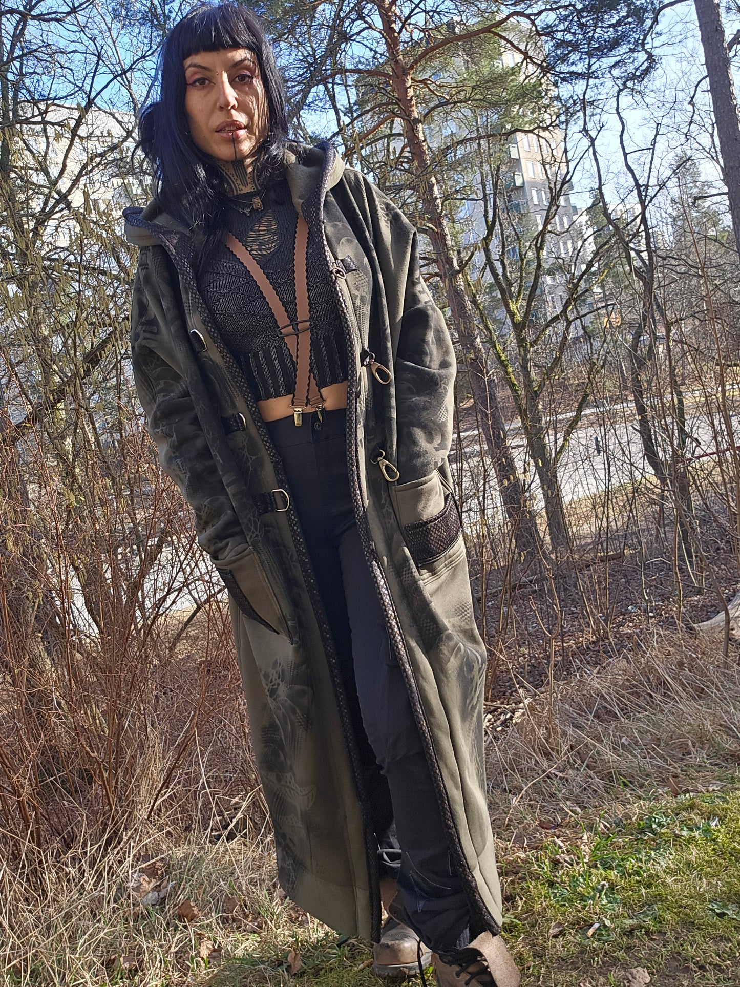 Long cobra hoodie