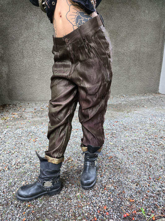Satin pants