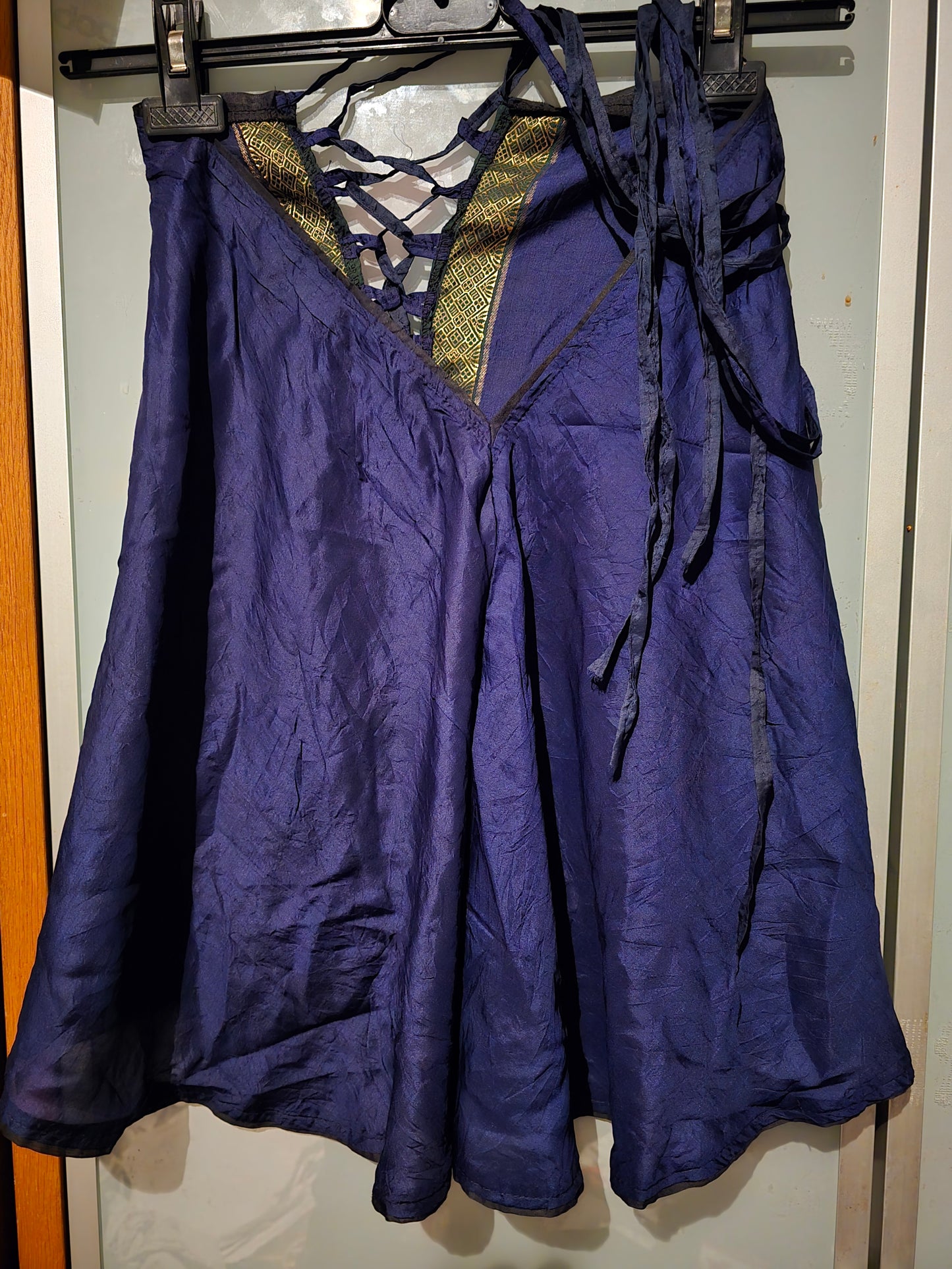 Mini Silk Skirt