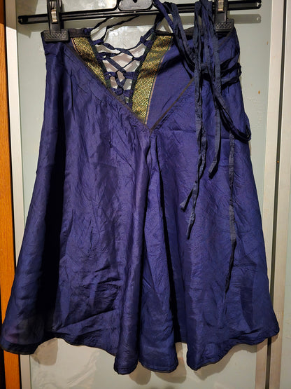 Mini Silk Skirt