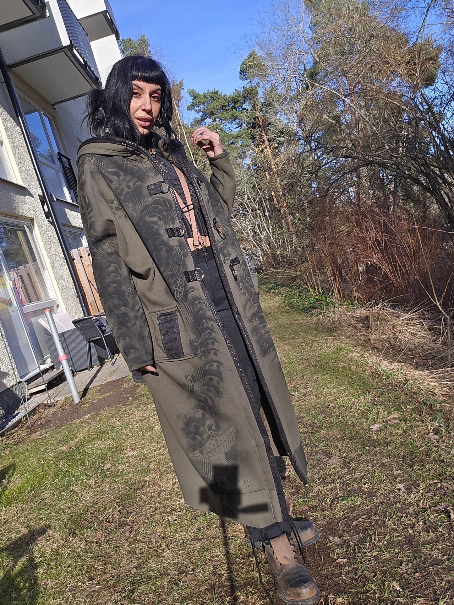Long cobra hoodie