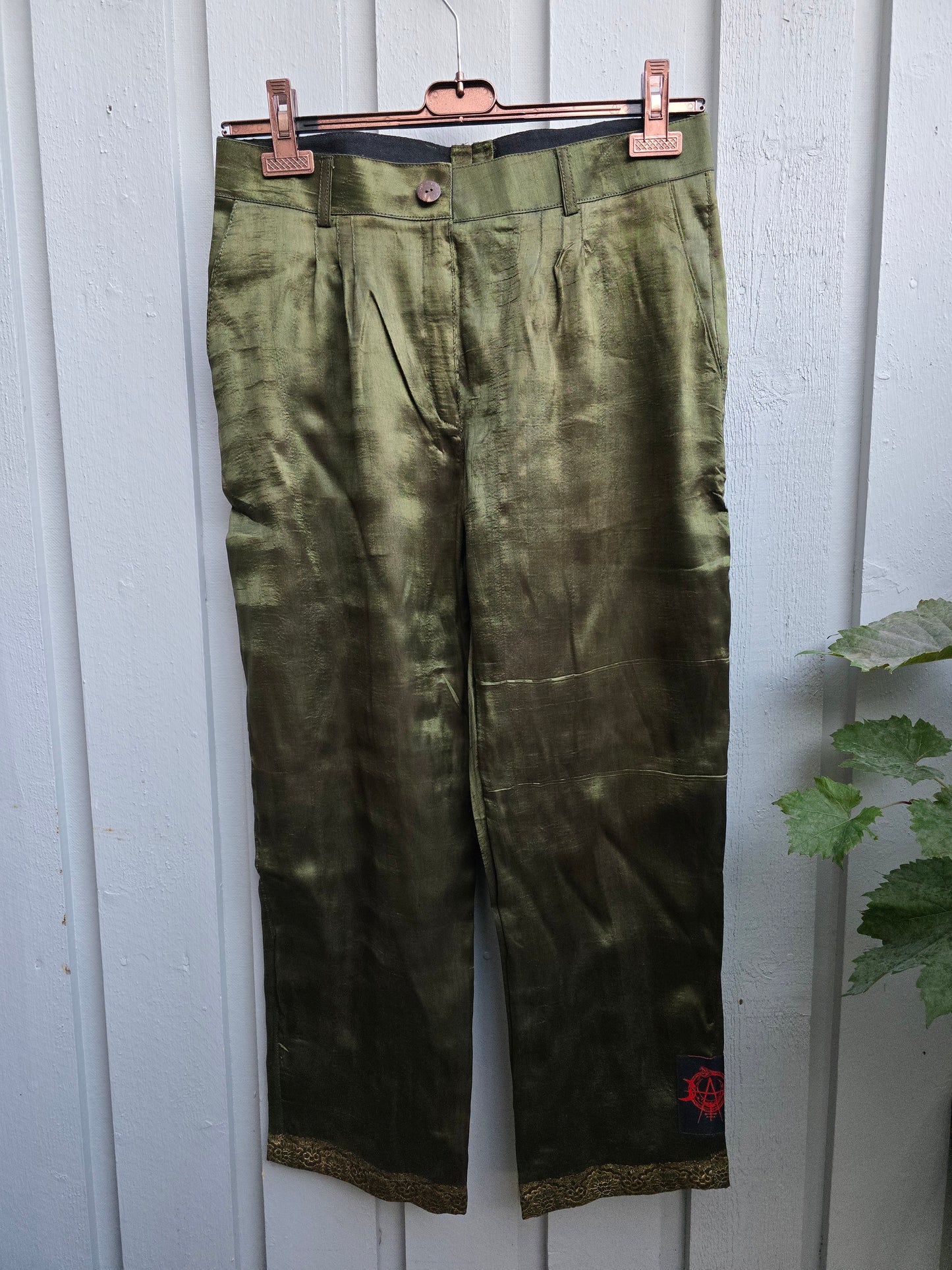 Satin pants