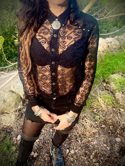 Longsleeve Lace Blouse
